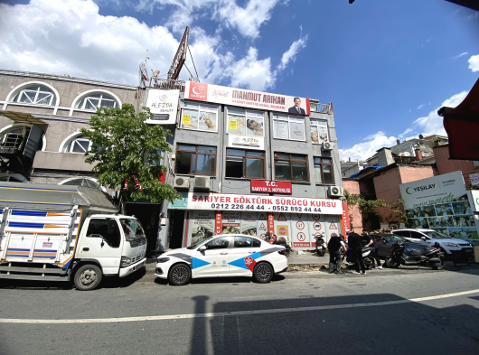 Sarıyer merkezde 2. Noterin üstünde 230 m2 işyeri
